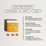 Naali Gummies Anti-Stress au Safran - Complément Sérénité 7 Naali Gummies Anti-Stress au Safran