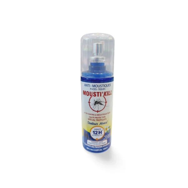 Mousti' Kill Anti-Moustiques Puces et Tiques Senteur Monoï 100ml