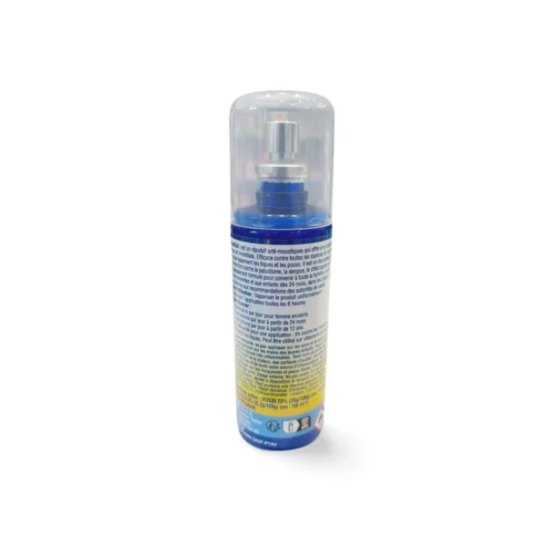 Mousti' Kill Anti-Moustiques Puces et Tiques Senteur Monoï 100ml dos