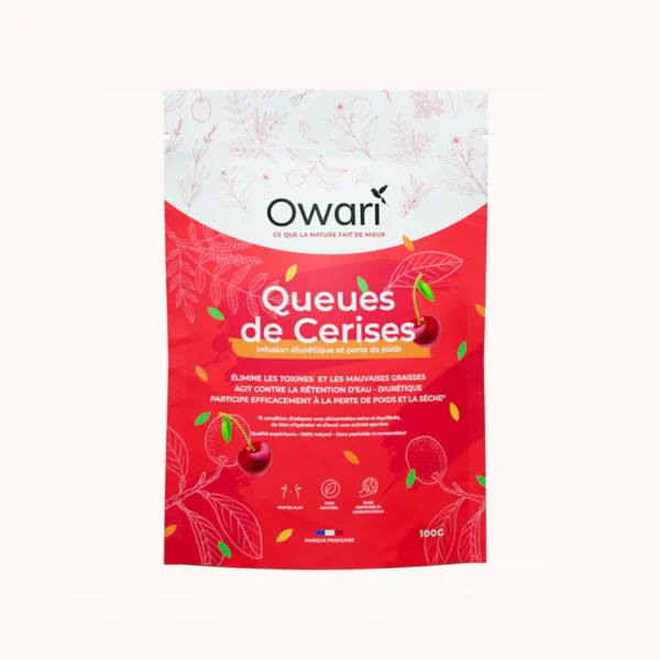 OWARI - Queue de Cerise Anti Ballonnements et Rétention d'Eau