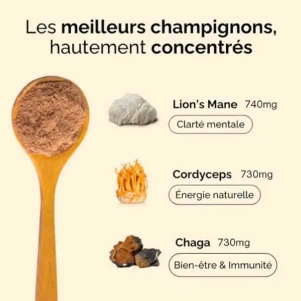 Bonjour Boisson Adaptogene Saveur Cafe 180g 02