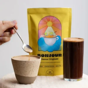 Bonjour Boisson Adaptogene Saveur Cafe 180g 03
