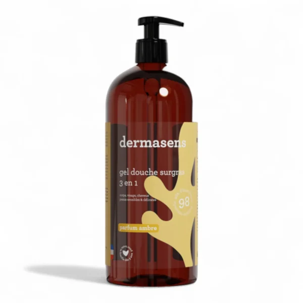 Dermasens Gel Douche Surgras 3 en 1 Ambre 1L