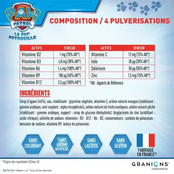 Granions Kid Multivitamines Pat Patrouille 03