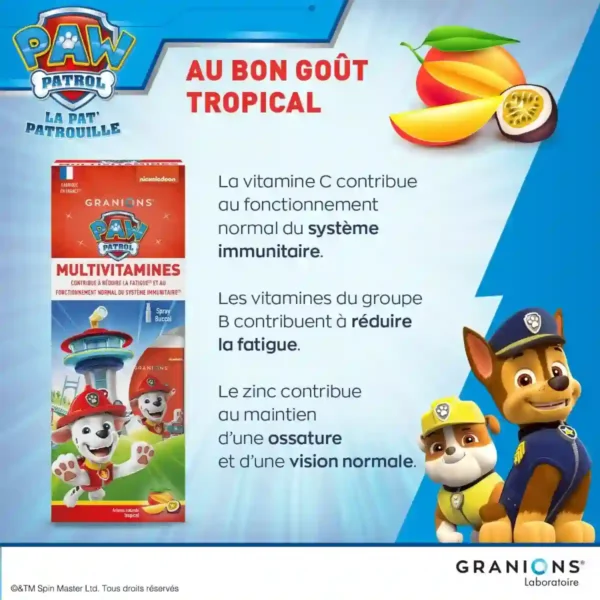 Granions Kid Multivitamines Pat Patrouille 04