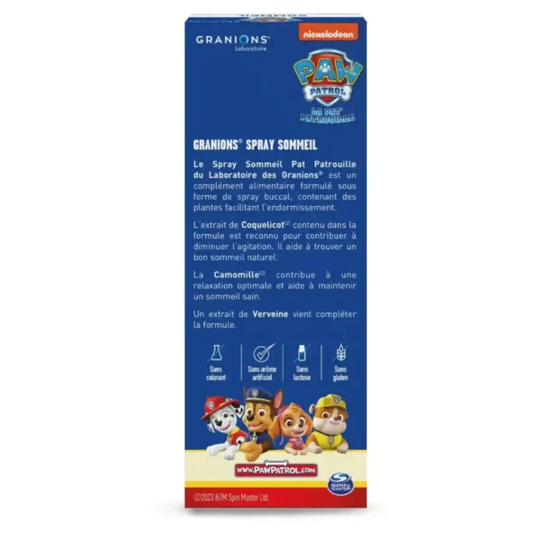 Granions Kid Pat Patrouille Sommeil 02