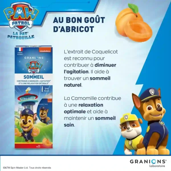 Granions Kid Pat Patrouille Sommeil 06