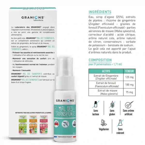 Granions Mal des Transports Spray 20 ml 03