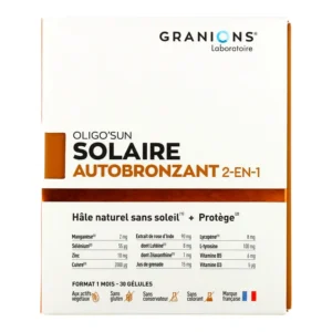 Granions Oligo'Sun Solaire Autobronzant 2en1 30 Gélules
