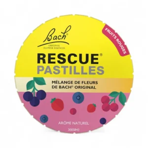 Rescue Bach Pastilles Saveur Fruits Rouges 50g