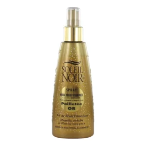 Soleil Noir Spray Huile Sèche Vitaminée Pailletée Or 150ml