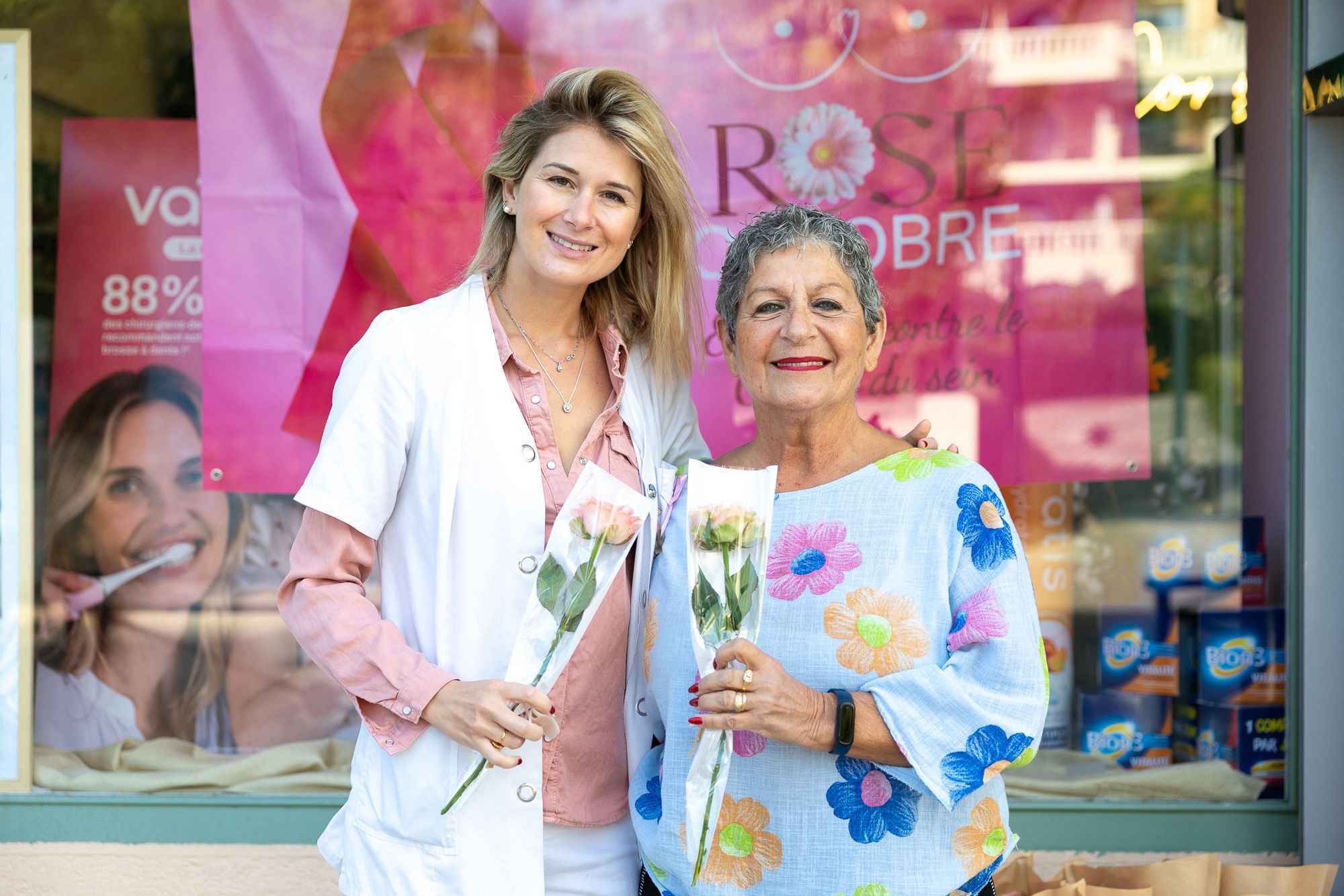 Pharmacie Cros et Octobre Rose à Hyeres